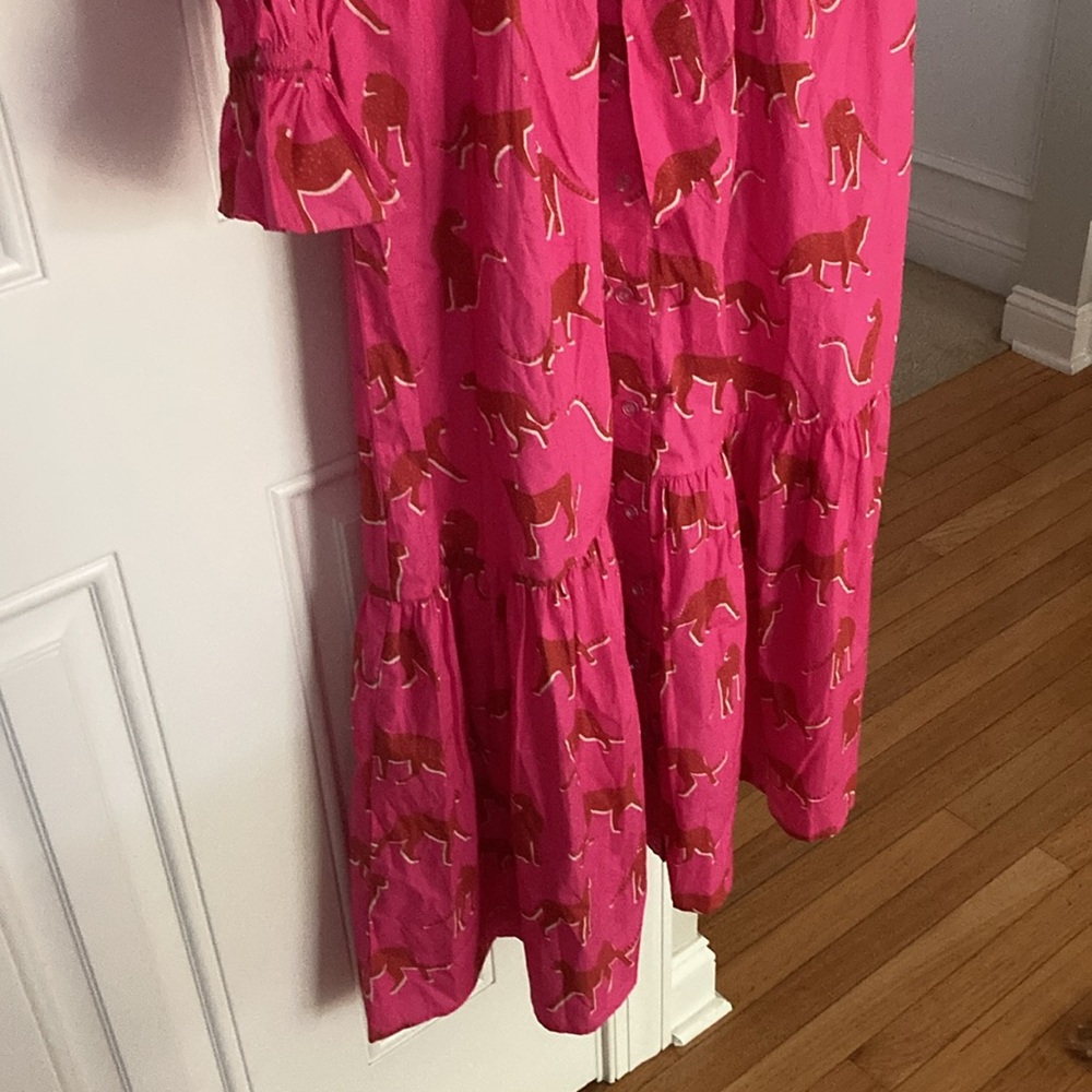 New w Tag: Sheridan French Britt Dress in Festive Cheetah. Size Small - Picture 13 of 16